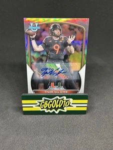 2022 Bowman Chrome University Base Refractor Tyler Van Dyke Auto #/499 - Picture 1 of 2