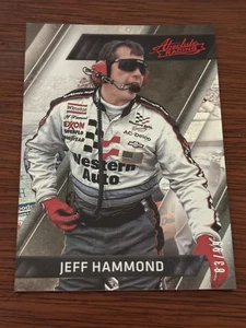 2017 Panini Absolute Racing Jeff Hammond #3 Spectrum Red /99 NASCAR Card - Bild 1 von 1