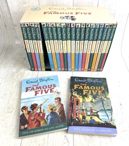 The Famous Five Collection 22 Books Box Set - Enid Blyton (Paperbacks 2016) - Picture 1 of 12