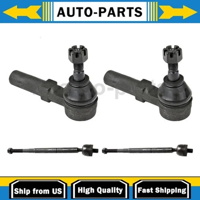 Front Inner Outer Steering Tie Rod End 4PCS For 2010 Chevrolet HHR 2.0L - Image 1 of 4