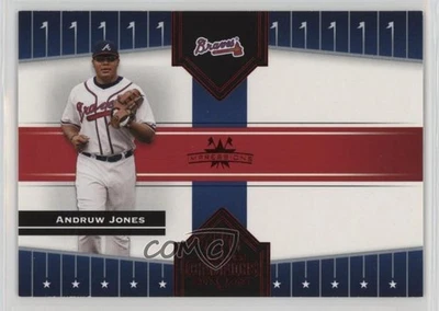 2005 Donruss Champions Red Impressions /250 Andruw Jones #6 - Image 1 of 2
