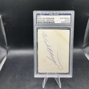 Wade Blasingame Signed Cut PSA DNA Authentic Auto Braves - Picture 1 of 2