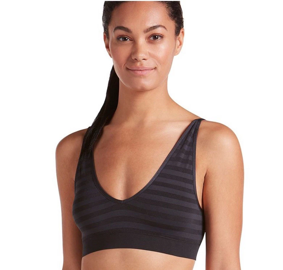 Jockey 1312 Bralette Bra Seam Free Wire Free XXL Black - Image 1 of 1