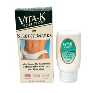 Vintage Vita K Solution For Stretch Marks Vitamin K 2 oz New Old Stock - Picture 1 of 8
