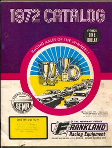Frankland Racing Equipment Catalog 1972-Catálogo de piezas con inserción de precio-G/VG - Imagen 1 de 1