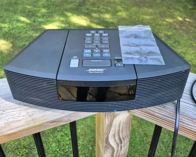 *LEER* Radio Reproductor de CD Bose Wave Negro AWRC-1G Sistema de Música AM/FM Probado Foto 1 de 4