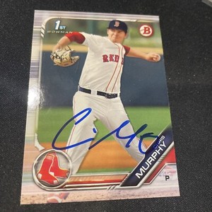 Chris Murphy Signed Auto 2019 Bowman 1st Boston Red Sox BD-56