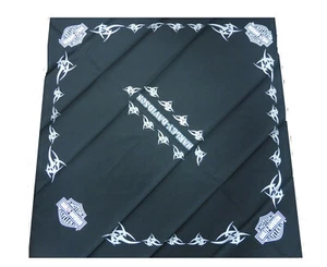 BA15330 Harley Davidson Bandana foulard testa collo nero stampato tribali cotone - Foto 1 di 1