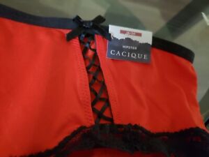  Cacique Very Sexy Satin Hipster Panties Size  18/20 