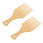 Wide-Tooth Detangling and Braiding Comb Set - 2pcs Afro Pick Combs