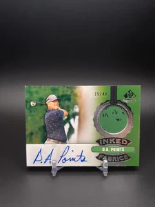 2021 SP Game Used Inked Fabrics Level 1 /49 DA Points #IF-DP Auto - Picture 1 of 2