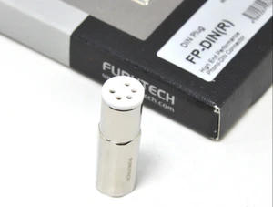 1x Furutech FP-DIN Phono DIN Connector Rhodium Plug Audio phono cable - Picture 1 of 2