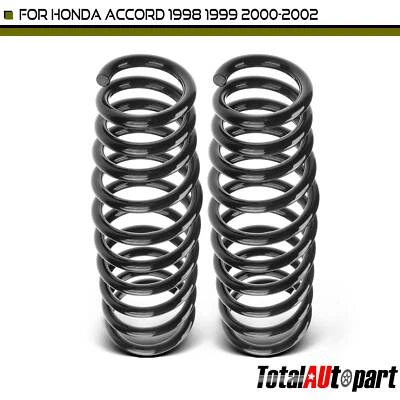 2 piezas muelle helicoidal con aire acondicionado para Honda Accord 1998-2002 L4 2,3 L delantero izquierdo y derecho Foto 1 de 4