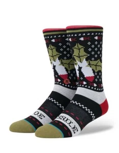 Stance Missle Toe Holiday Combed Cotton Crew Height Socks M Medium 6-8.5 NEW - Picture 1 of 5