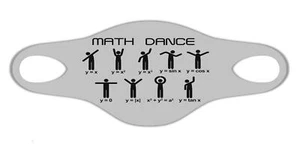 Fonctions Math Danse Humour Meilleure Idée  Respirer Masques De Protection - Picture 1 of 1