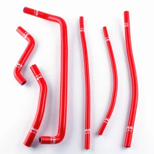 Silicone Radiator Coolant Hose Kit for ATV CAN AM DS 450 DS450 2008-2015 Red - Picture 1 of 12
