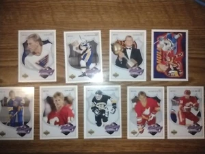 Complete set of 1991-92 Upper Deck Brett Hull Hockey Heroes inserts- Blues - Picture 1 of 2
