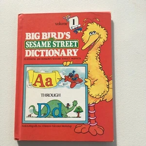 Big Bird's Sesame Street Dictionary Featuring Jim Henson's Muppets A - D Vol 1 - Picture 1 of 10