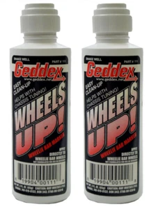 (2 Pack) 111 Geddex White Wheelie Bar Wheels Up Marker Chaulk Chassis Tuning - Picture 1 of 2