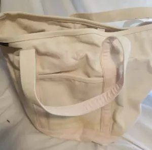 Bolso de Lona Lands End De Colección Lt Rosa Navegación Bolsa de Hielo Playa Compartimentos Interiores - Imagen 1 de 12