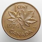 Kanada 1 Cent 1974 Bronzemünze Elizabeth II G45