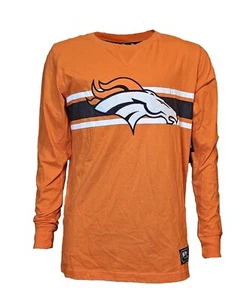 Camiseta New Era Para Hombre Denver Broncos Team Rayas Manga Larga Mediana - Imagen 1 de 1