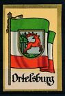 Obraz kolekcjonerski Kosmos Papierosy 1932: Herb i flaga : Ortelsburg