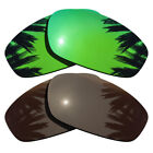 Green&Brown Replacement Lenses for-Oakley Blender Sunglasses Polarized