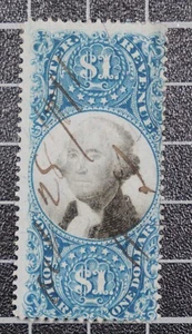 Scott R118 $1.00 Revenue Stamp Used Nice Stamp SCV $10.00 - Picture 1 of 1