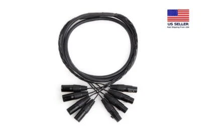Mogami W2931, 4 Channel Studio Snake Cable, HIFI XLR Male to Female. - Image 1 of 4