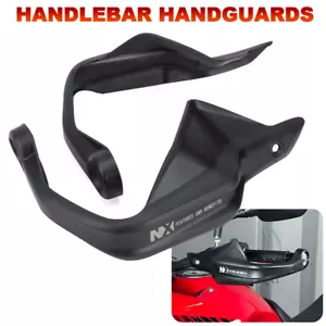 Motorcycle Black Handlebar Hand Guard Protector For HONDA CB500X NX400 NX500 - Picture 1 of 24