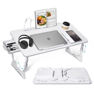 Laptoptisch Notebooktisch Betttisch Tabletttisch Klapptisch Neigbar Verstellbar - Bild 1 von 9
