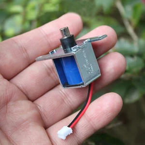 DC 3.7V-5V Push Pull Type Micro DC Electromagnet Mini Solenoid Magnet Stroke 4mm - Picture 1 of 5