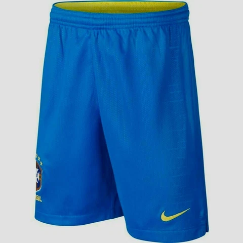 NIKE MEN'S BRAZIL NATIONAL BRASIL 2018/2020 SHORTS FOOTBALL SOCCER SIZE S SMALL Cover
