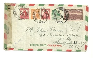 MEXICO 1944 WWII CENSORED COVER TO USA (Z580) - Picture 1 of 2