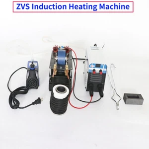 ZVS Riscaldatore a Induzione Miniatura Oro e Argento Forno di Fusione 2500W 220V - Foto 1 di 9