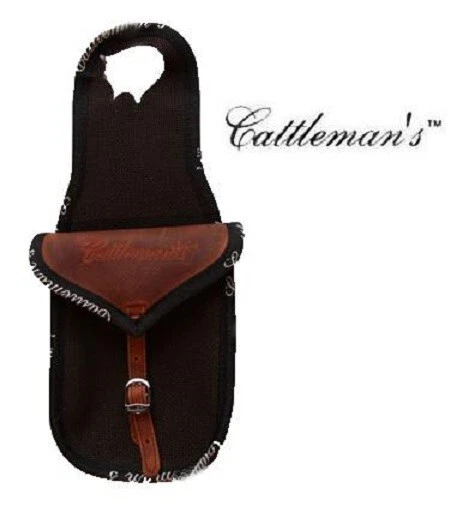 CATTLEMAN´s Horn-Satteltasche "Canvas" - Braun oder Schwarz - NEU!!! - Bild 1 von 2