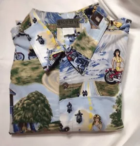 High Seas Trading Co Motorrad heiß Mädchen Scenic Saloon kurzärmliges Shirt 3XL - Bild 1 von 9