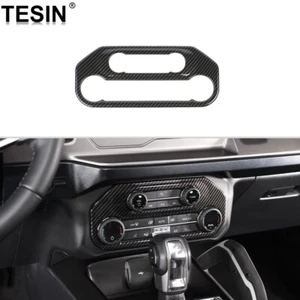 1x Central Air Conditioner Switch Panel Decor For Ford Bronco 2021+ Carbon Fiber - Imagen 1 de 10