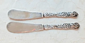 Swedish floral butter knives by Nils Johan - Picture 1 of 13
