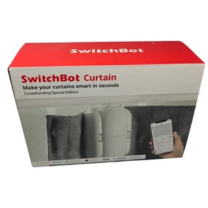 SwitchBot W0701600 Schwarz Sonderedition 2er Pack Elektrischer Gardinenstangenöffner - Bild 1 von 11