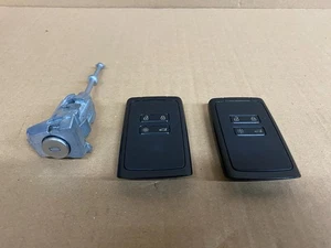 RENAULT CLIO MK5 DRIVER FRONT DOOR LOCK BARREL + REMOTE KEY  2020 - 2025   C4360 - Picture 1 of 12