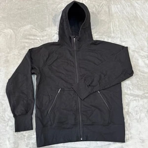 American Giant Storm Hoodie mit durchgehendem Reißverschluss Herren XL schwarz schwer DWR $ 178 USA neu neu ohne Etikett - Bild 1 von 8