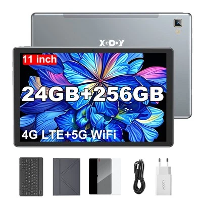 Android 15 Tablet 24+256GB(1TB TF) 11" Octa-core 2SIM 4G LTE 5G WiFi GPS 8000mAh - Bild 1 von 4