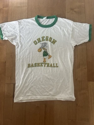 Timbre Campeón de Baloncesto Oregon Años 80 Talla Grande Se Ajusta Como Pequeño LEER De Colección Foto 1 de 4