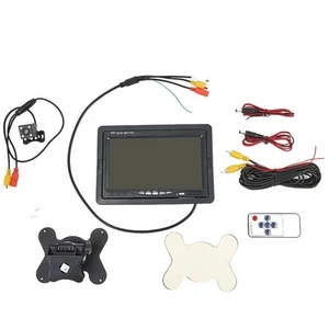 Bracket 7 Inch Car Monitor Power Cord Reversing Camera 75Ohm Connector - Picture 1 of 12