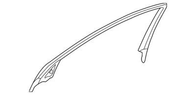 Acabamento de janela genuíno Mercedes-Benz 220-725-01-71-1424 - Imagem 1 de 2