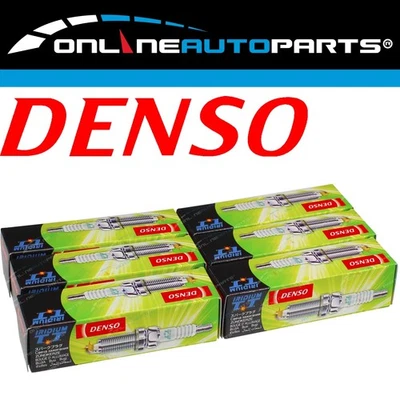 Set of 6 Denso Iridium Spark Plugs for Rover 825 V6 2.5L C25A1 1987~1988 - Image 1 of 3
