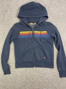 Aviator Nation Hoodie Full Zip Lounge Sweatshirt Jacke Gr. XS - Bild 1 von 9