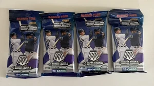 Lot of 4 FACTORY SEALED 2022 Panini Mosaic Baseball Hanger Value Pack - Prizms - Picture 1 of 2
